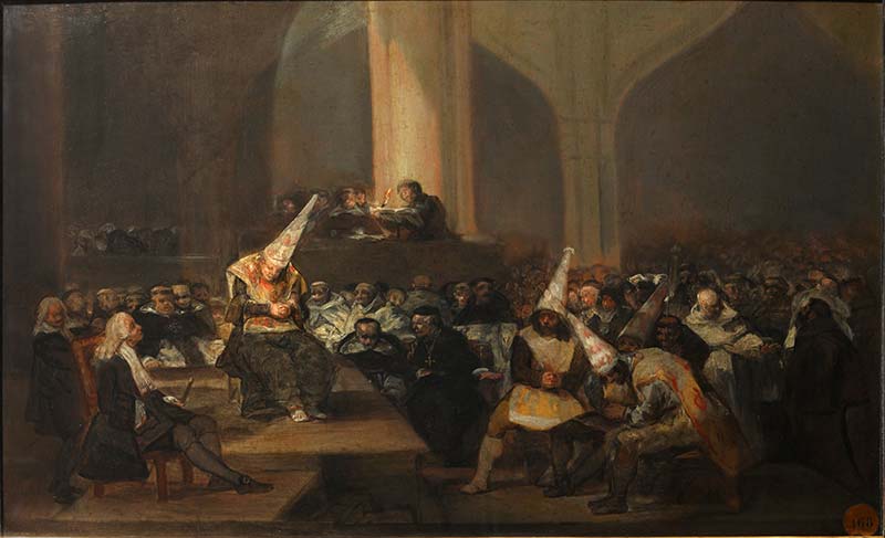 Cuadro de Goya y la inquisición