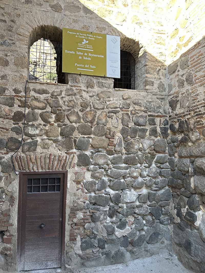 Restauración de la Puerta del Vado por la Escuela Taller de Toledo