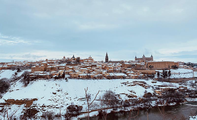 Vista de Toledo Nevado