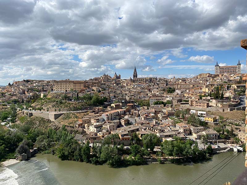 Vistas desde la ermita de nuestra señora del Valle en Toledo